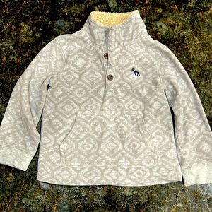 Carter’s 3T fleece quarter button top